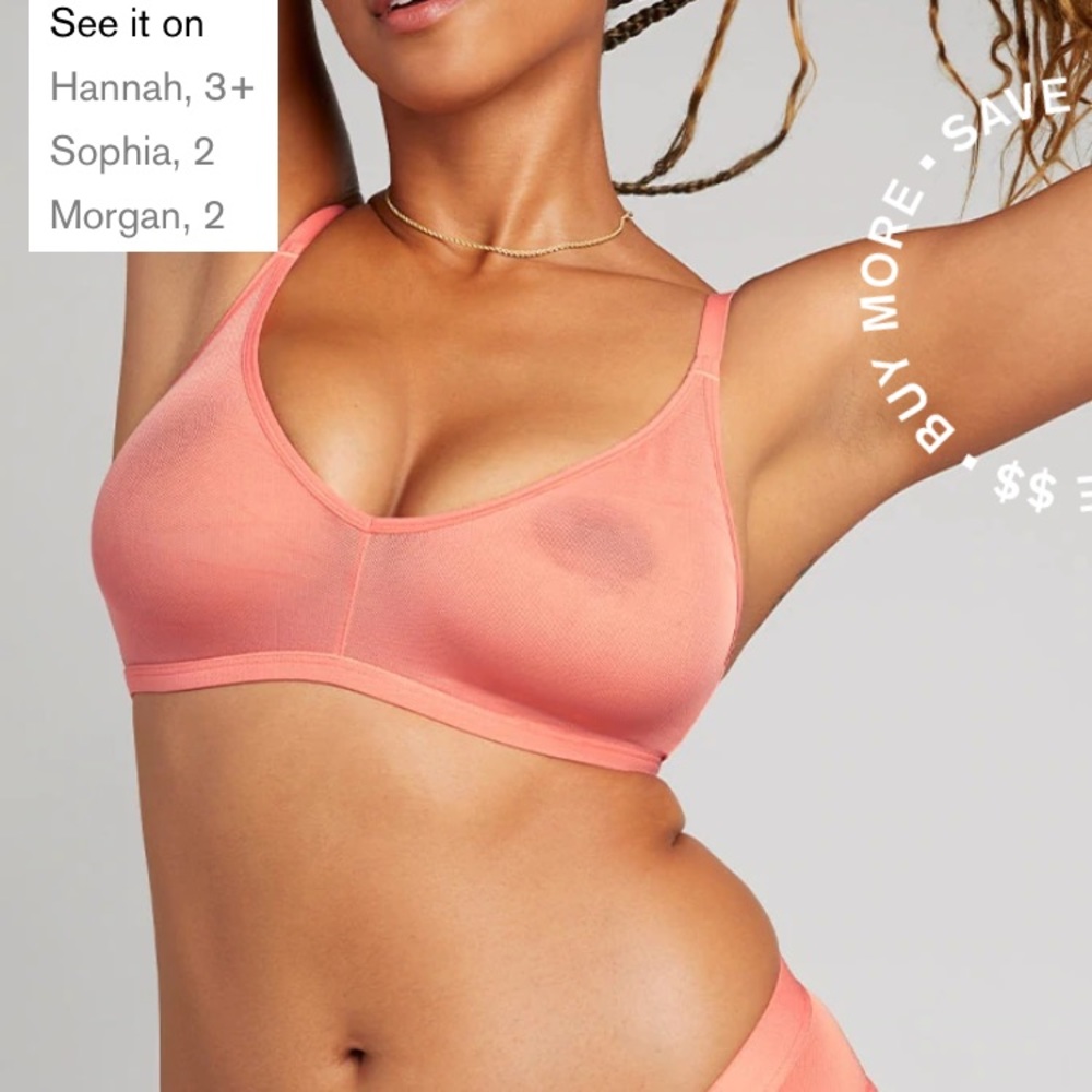 NWT Negative sieve bra size 3